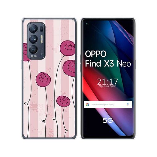 Funda Gel Tpu Oppo Find X3 Neo 5g Diseño Brochas con Ofertas en Carrefour