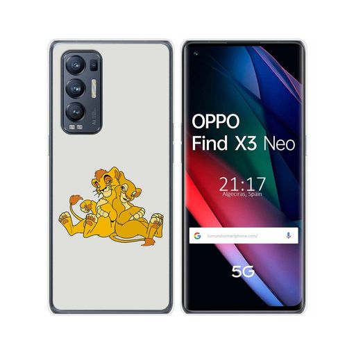 Funda Gel Tpu Oppo Find X3 Neo 5g Diseño Leones con Ofertas en Carrefour