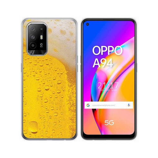 Funda Gel Tpu Oppo A94 5g Diseño Cerveza con Ofertas en Carrefour