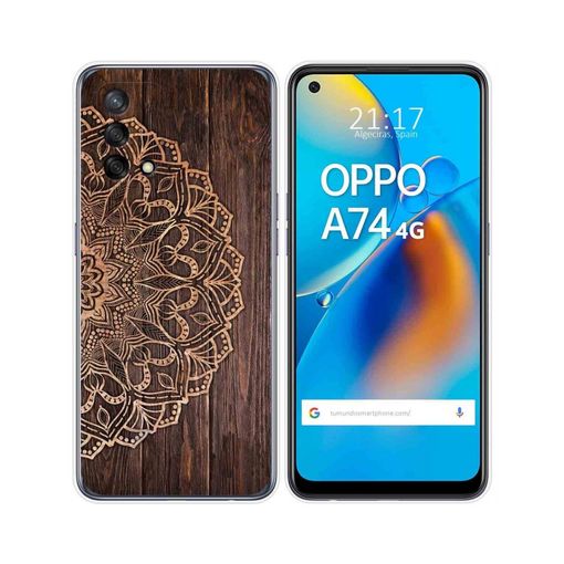 Funda Gel Tpu Oppo A74 4g Diseño Madera 01 con Ofertas en Carrefour