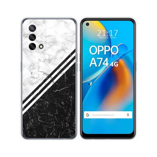 Funda Gel Tpu Oppo A74 4g Diseño Mármol 01 con Ofertas en