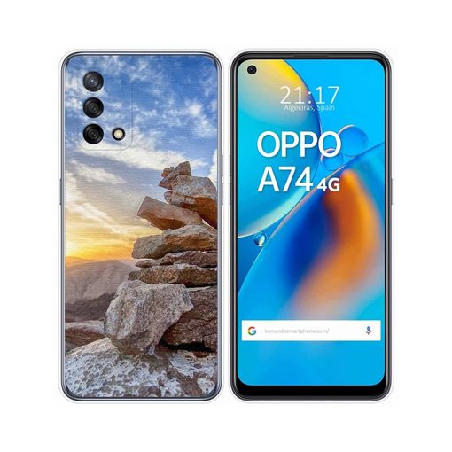 Funda Gel Basic Negra Oppo A74 4G