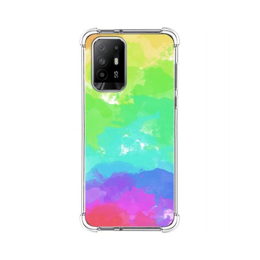 Funda COOL Silicona 3D para Oppo A94 5G / Reno 5Z (Transparente