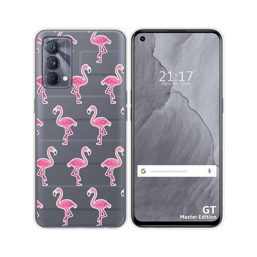 Funda Silicona Transparente para Realme GT Master Edition diseño Araña  Dibujos