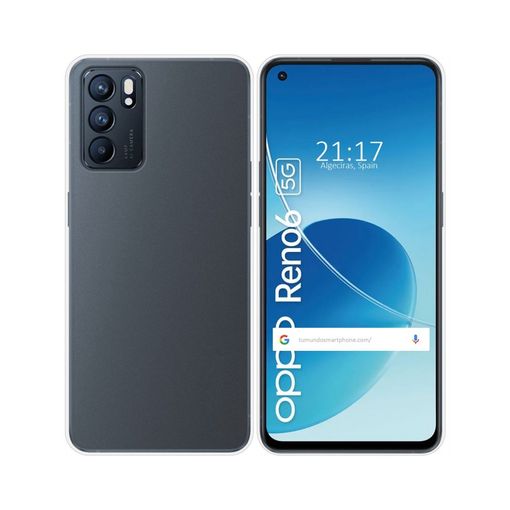 Funda Silicona Gel Tpu Transparente Oppo Reno 6 5g con Ofertas en