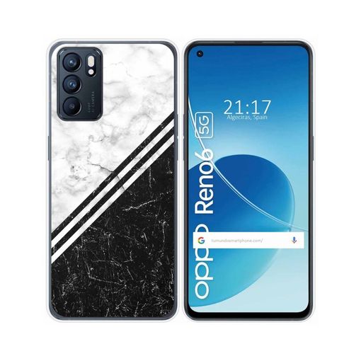 Funda Silicona Oppo Reno 6 5g Diseño Mármol 13 con Ofertas en Carrefour