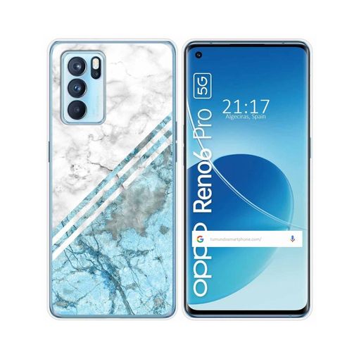 Funda Silicona Oppo Reno 6 Pro 5g Diseño Mármol 02 con Ofertas en Carrefour