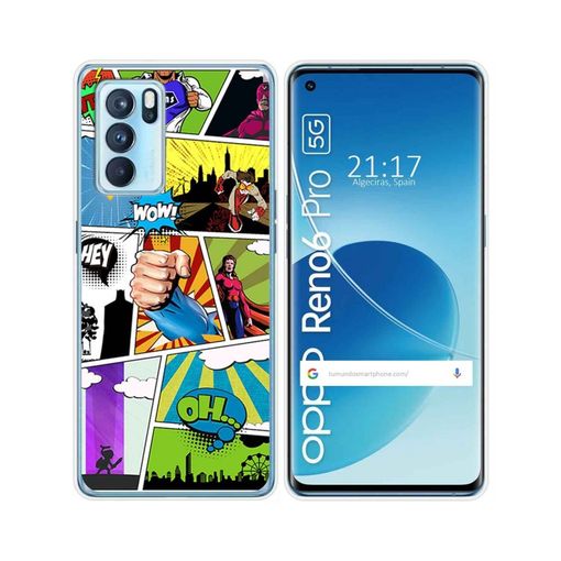 Funda móvil - Oppo Reno 6 5G TUMUNDOSMARTPHONE, Oppo, Oppo Reno 6