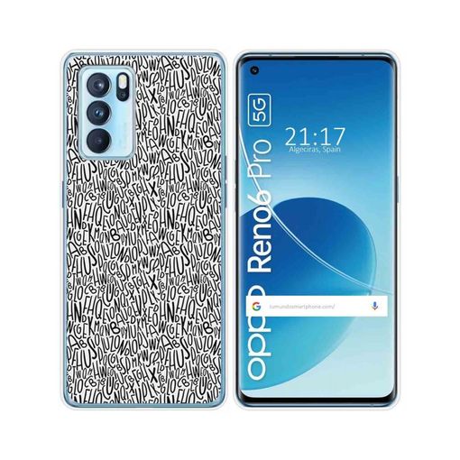 Funda Silicona Oppo Reno 6 5g Diseño Letras con Ofertas en Carrefour