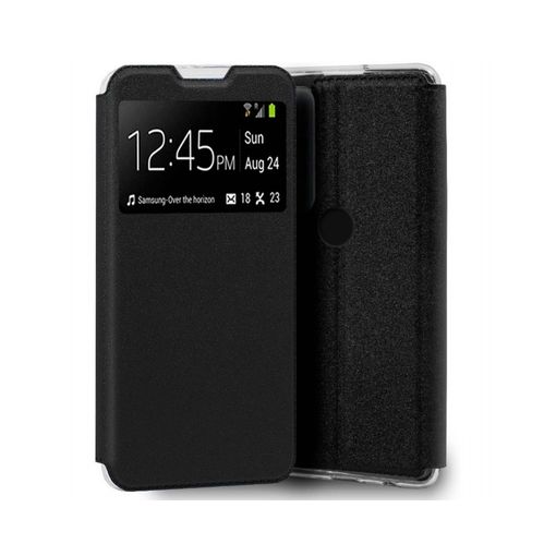 Funda Libro Soporte Con Ventana Tcl 20 R 5g Color Negra