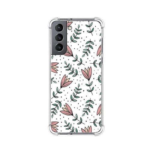 Funda Silicona Antigolpes Para Samsung Galaxy S21 5g Diseño Flores 01 con  Ofertas en Carrefour