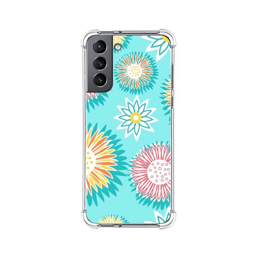 Funda Silicona Antigolpes Para Samsung Galaxy S21 5g Diseño Flores 09 con  Ofertas en Carrefour