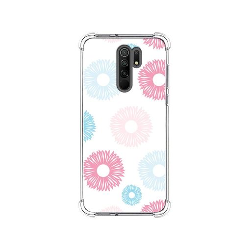 Funda Silicona Antigolpes Para Xiaomi Redmi 9 Diseño Flores 01 con