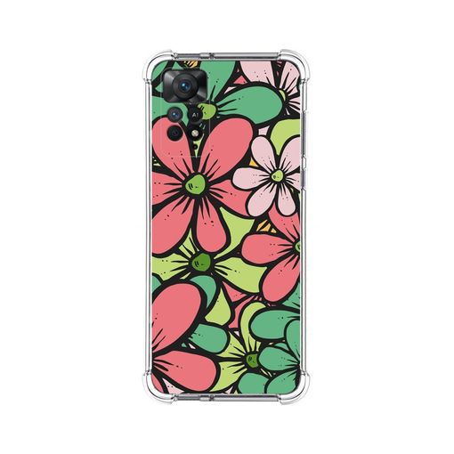 Funda Silicona Antigolpes Para Xiaomi 11t 5g / 11t Pro 5g Diseño Flores 01  con Ofertas en Carrefour