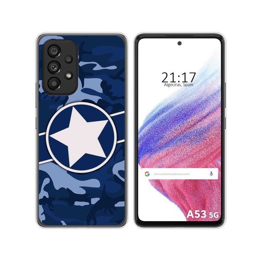 Funda Silicona Samsung Galaxy A53 5g Azul