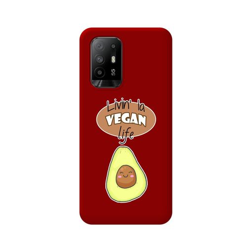 Funda Silicona Líquida Roja Para Oppo A94 5g Diseño Vegan Life con Ofertas  en Carrefour