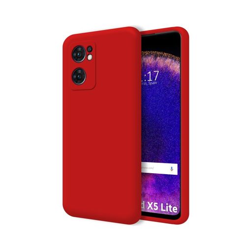 Funda Silicona Líquida Ultra Suave Para Oppo Find X5 Lite Color Roja con  Ofertas en Carrefour