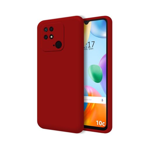 Funda Silicona Líquida Ultra Suave Para Xiaomi Redmi 10c Color Roja con  Ofertas en Carrefour
