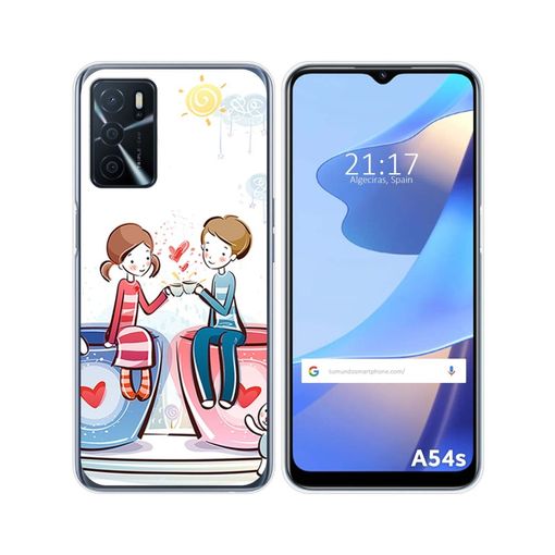 Funda móvil - Oppo A54s TUMUNDOSMARTPHONE, Oppo, Oppo A54s, Azul