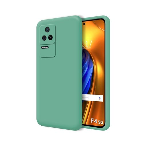 Funda Silicona Líquida Ultra Suave Para Xiaomi Poco F4 5g Color Verde