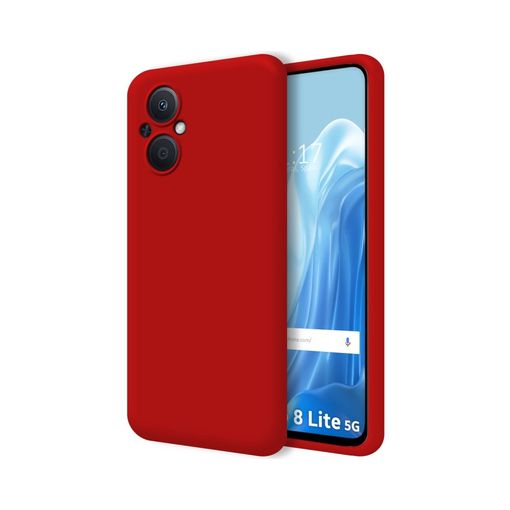 Funda Silicona Líquida Ultra Suave Para Oppo Reno 8 Lite 5g Color Roja con  Ofertas en Carrefour