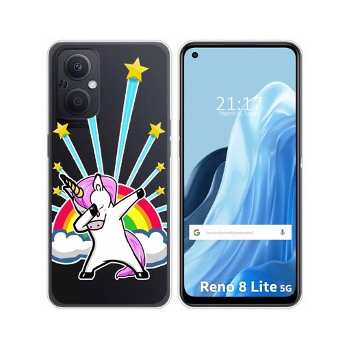 Funda Silicona Antigolpes para Oppo Reno 8 Lite 5G diseño Acuarela 01  Dibujos