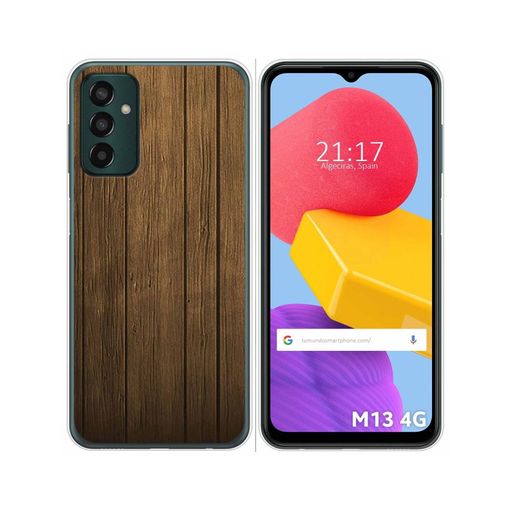 Xiaomi Redmi Note 13 4G Funda Gel Tpu Silicona dibujo Madera 01