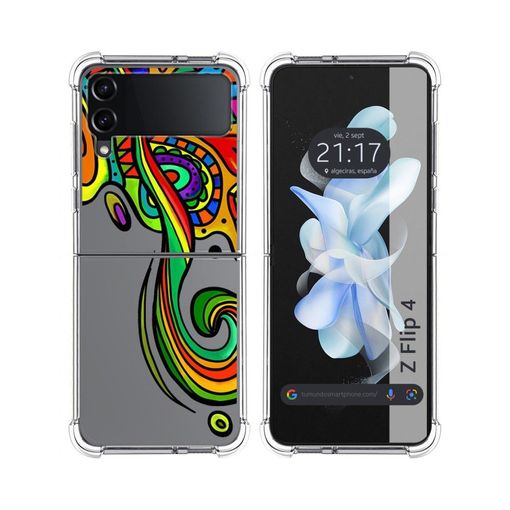 Funda Silicona Antigolpes Samsung Galaxy Z Flip 5 5g Diseño Acuarela 10  Dibujos con Ofertas en Carrefour