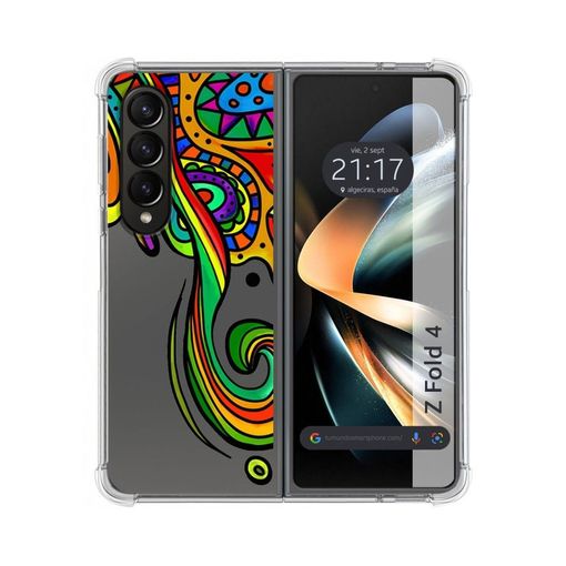 Funda Silicona Antigolpes Samsung Galaxy Z Fold 5 5g Diseño Flores 03  Dibujos con Ofertas en Carrefour