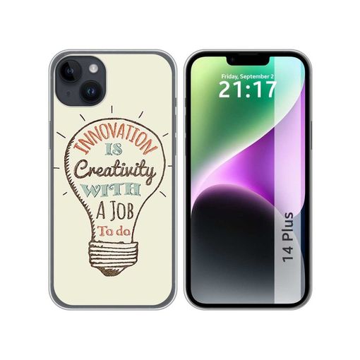 Funda Silicona Compatible Con Iphone 14 Plus (6.7) Diseño Creativity  Dibujos con Ofertas en Carrefour
