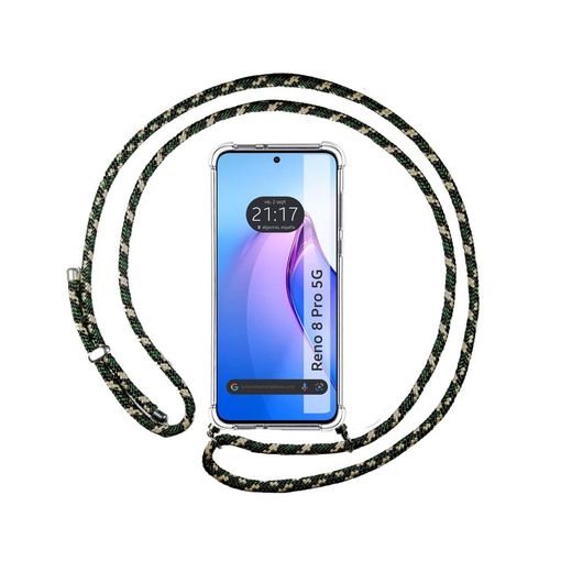 Funda Colgante Transparente Oppo Reno 4z 5g Con Cordon Verde / Dorado con  Ofertas en Carrefour