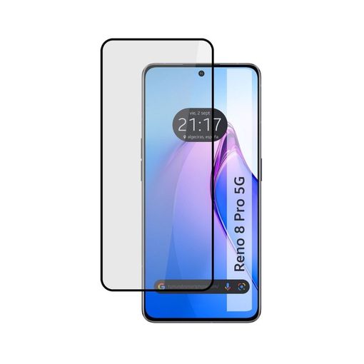 Protector Oppo Reno 8 Pro 5g Cristal Templado Transparente Contorno Negro  con Ofertas en Carrefour