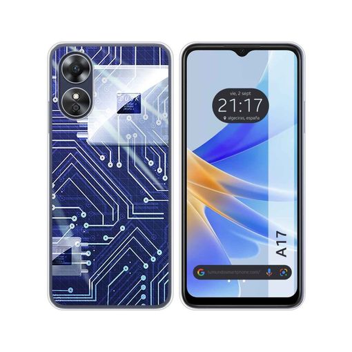 Funda móvil - Oppo A17 TUMUNDOSMARTPHONE, Oppo, Oppo A17, Azul