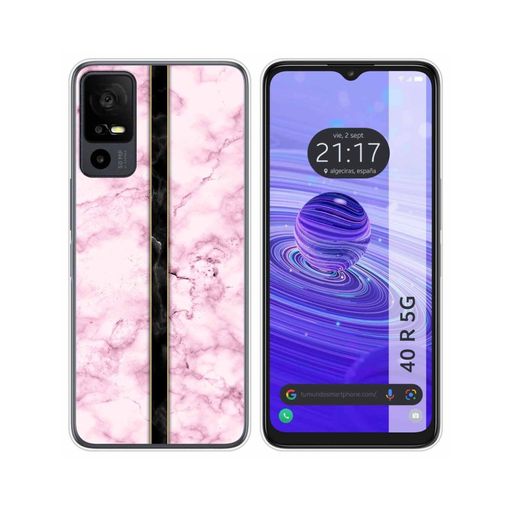 Funda De Gel De Silicona TCL 40 SE Rosa