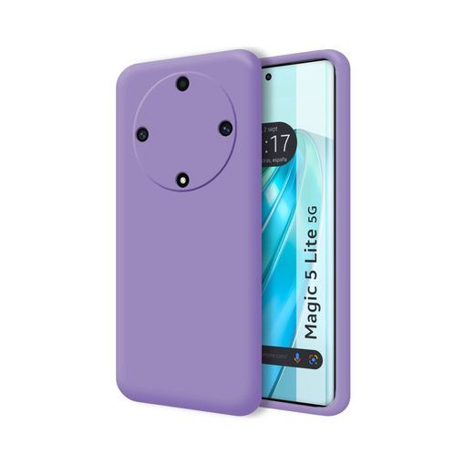 Funda Silicona Líquida Ultra Suave Huawei Honor Magic 5 Lite 5g Color  Morada con Ofertas en Carrefour