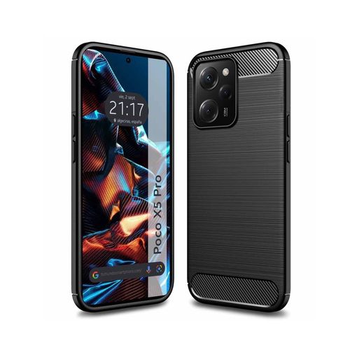 Funda Silicona Gel Tpu Negra Xiaomi Poco X5 Pro 5g con Ofertas en Carrefour