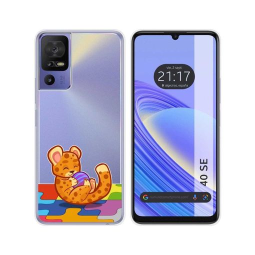 Funda Silicona Gel Tpu Transparente Tcl 40 Se con Ofertas en Carrefour