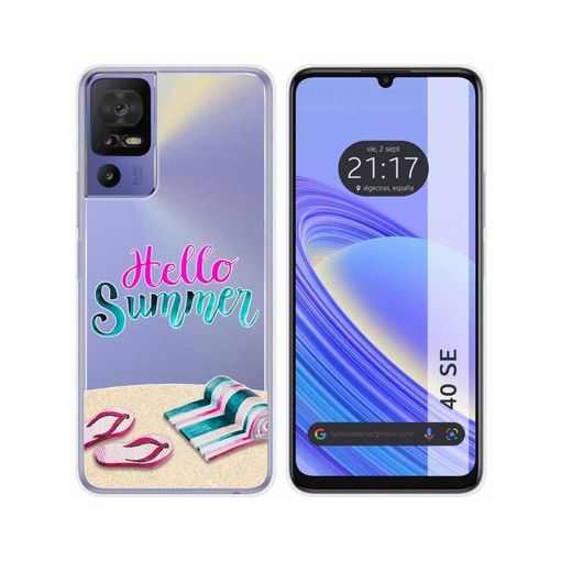 Cool Funda Silicona TCL 40 SE Transparente