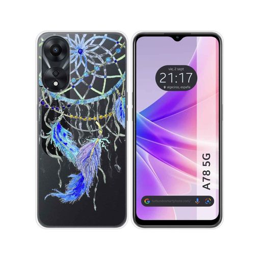 Funda Silicona Transparente Para Oppo A78 5g Diseño Plumas Dibujos con  Ofertas en Carrefour