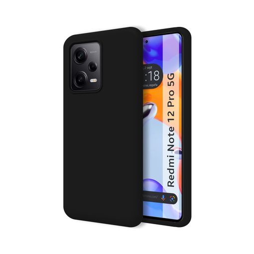 Funda Silicona Líquida Ultra Suave Xiaomi Redmi Note 12 Pro 5g Color Negra  con Ofertas en Carrefour