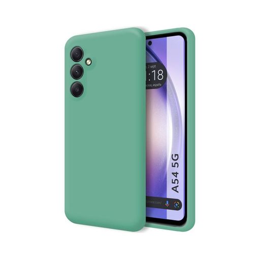 Oppo A54s Funda Silicona Líquida Verde dibujo Agua