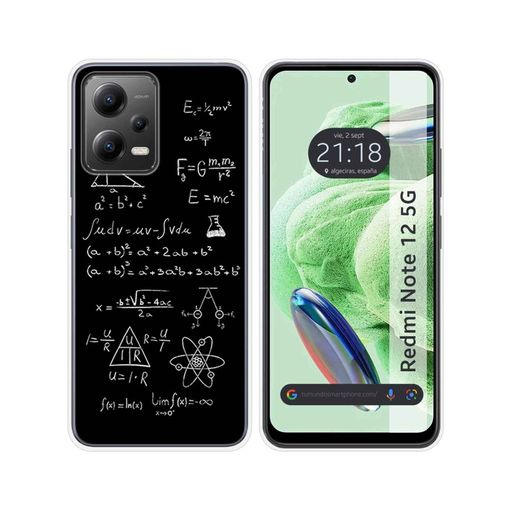 Funda Silicona Para Xiaomi Redmi Note 12 5g Diseño Formulas Dibujos con  Ofertas en Carrefour