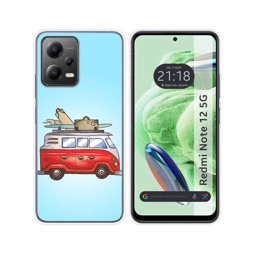Funda Silicona Para Xiaomi Redmi Note 12 5g Diseño Furgoneta Dibujos con  Ofertas en Carrefour