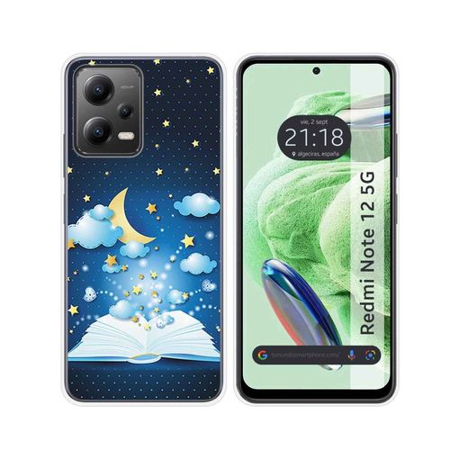 Xiaomi Redmi Note 12 5G Funda Gel Tpu Silicona dibujo Formulas