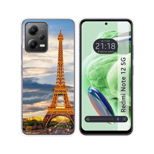 Funda Silicona Para Xiaomi Redmi Note 12 5g Diseño Paris Dibujos con Ofertas  en Carrefour