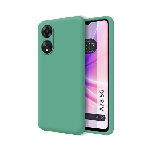 Funda Silicona Líquida Ultra Suave Oppo A78 5g Color Verde con Ofertas en  Carrefour