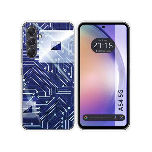 Funda Silicona Samsung Galaxy A54 5g Diseño Circuito Dibujos con Ofertas en  Carrefour