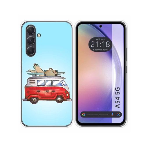 Funda Silicona Samsung Galaxy A54 5g Diseño Circuito Dibujos con Ofertas en  Carrefour