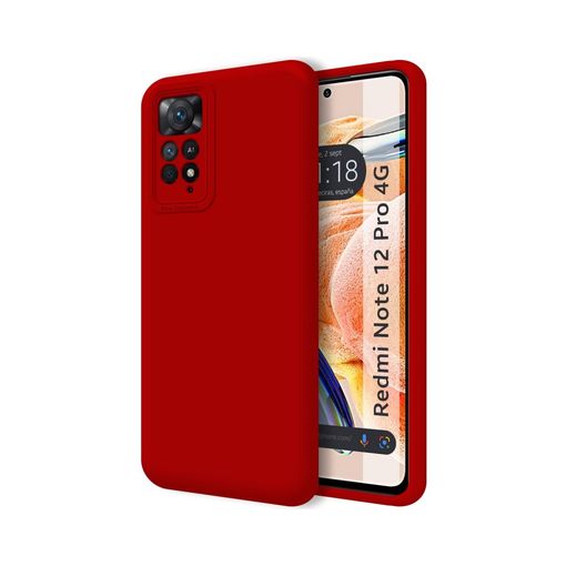  Funda para Xiaomi Redmi Note 12 Pro 4G, Funda protectora de  silicona líquida para Xiaomi Redmi Note 12 Pro 4G con cordón de silicona,  cubierta delgada y suave a prueba de