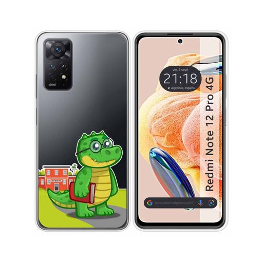 Funda Silicona Gel Tpu Transparente Xiaomi Redmi Note 12 4g con Ofertas en  Carrefour